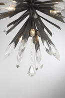 12 Light Pendant<br /><span style="color:#4AB0CE;">Entrega: 4-10 dias en USA</span><br /><span style="color:#4AB0CE;font-size:60%;">PREGUNTE POR ENTREGA EN PANAMA</span><br />Collection: Elsa<br />Finish: Midnight Graphite