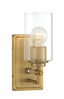 One Light Bath Vanity<br /><span style="color:#4AB0CE;">Entrega: 4-10 dias en USA</span><br /><span style="color:#4AB0CE;font-size:60%;">PREGUNTE POR ENTREGA EN PANAMA</span><br />Collection: Binsly<br />Finish: Aged Brass