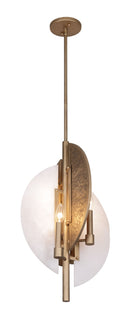 Four Light Pendant<br /><span style="color:#4AB0CE;">Entrega: 6-7 semanas en USA</span><br /><span style="color:#4AB0CE;font-size:60%;">PREGUNTE POR ENTREGA EN PANAMA</span><br />Collection: Saint Martin<br />Finish: Ashen Gold