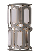 One Light Wall Sconce<br /><span style="color:#4AB0CE;">Entrega: 4-10 dias en USA</span><br /><span style="color:#4AB0CE;font-size:60%;">PREGUNTE POR ENTREGA EN PANAMA</span><br />Collection: Hexly<br />Finish: Bronze & Sultry Silver