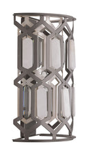 One Light Wall Sconce<br /><span style="color:#4AB0CE;">Entrega: 4-10 dias en USA</span><br /><span style="color:#4AB0CE;font-size:60%;">PREGUNTE POR ENTREGA EN PANAMA</span><br />Collection: Hexly<br />Finish: Bronze & Sultry Sliver
