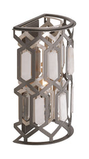 One Light Wall Sconce<br /><span style="color:#4AB0CE;">Entrega: 4-10 dias en USA</span><br /><span style="color:#4AB0CE;font-size:60%;">PREGUNTE POR ENTREGA EN PANAMA</span><br />Collection: Hexly<br />Finish: Bronze & Sultry Sliver