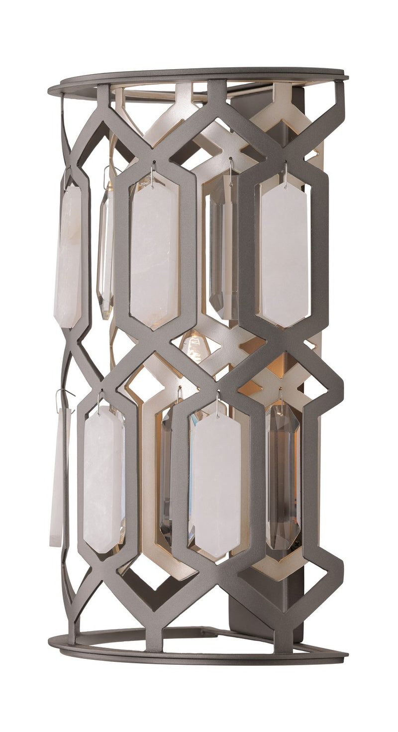 Minka-Lavery - 3582-795 - One Light Wall Sconce - Hexly - Bronze & Sultry Silver