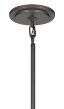 Nine Light Foyer Pendant<br /><span style="color:#4AB0CE;">Entrega: 4-10 dias en USA</span><br /><span style="color:#4AB0CE;font-size:60%;">PREGUNTE POR ENTREGA EN PANAMA</span><br />Collection: Hexly<br />Finish: Bronze & Sultry Sliver
