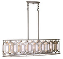 Five Light Island Pendant<br /><span style="color:#4AB0CE;">Entrega: 4-10 dias en USA</span><br /><span style="color:#4AB0CE;font-size:60%;">PREGUNTE POR ENTREGA EN PANAMA</span><br />Collection: Hexly<br />Finish: Bronze & Sultry Sliver