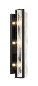 Three Light Wall Sconce<br /><span style="color:#4AB0CE;">Entrega: 4-10 dias en USA</span><br /><span style="color:#4AB0CE;font-size:60%;">PREGUNTE POR ENTREGA EN PANAMA</span><br />Collection: Cloud Break<br />Finish: Coal