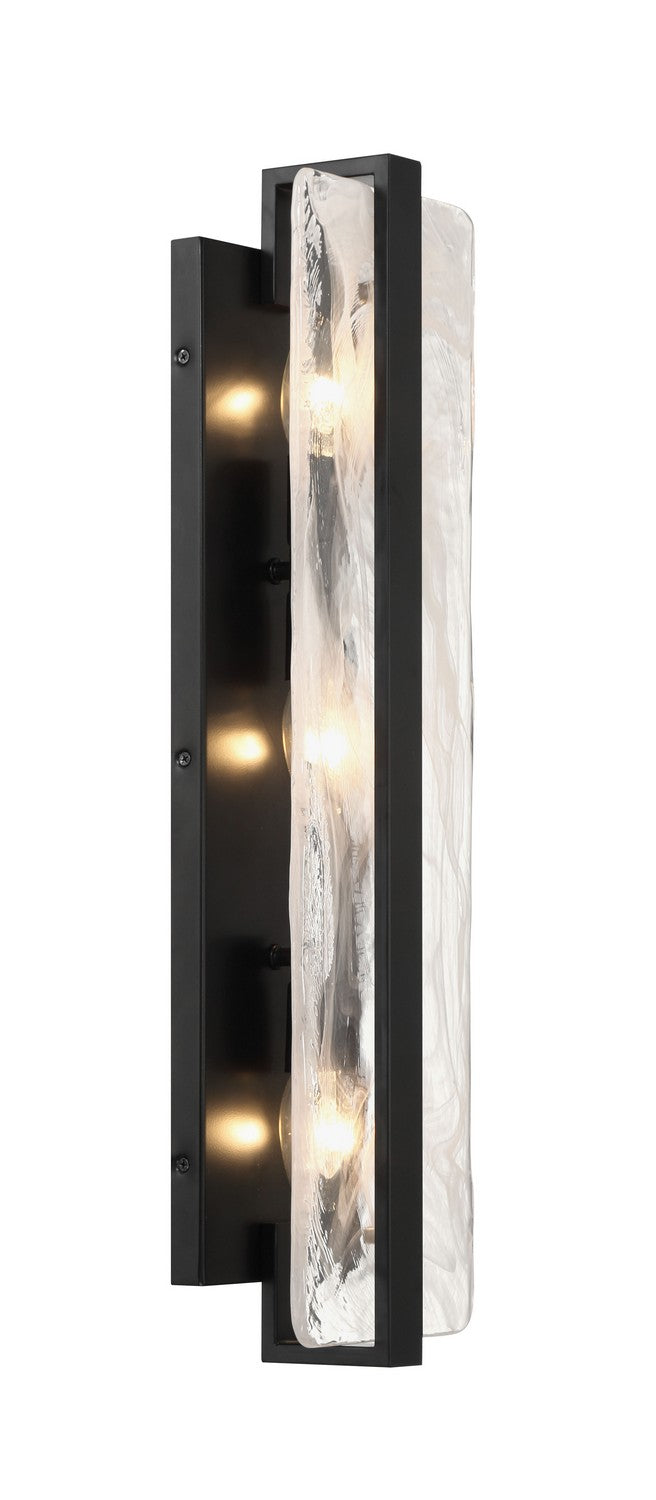 Three Light Wall Sconce<br /><span style="color:#4AB0CE;">Entrega: 4-10 dias en USA</span><br /><span style="color:#4AB0CE;font-size:60%;">PREGUNTE POR ENTREGA EN PANAMA</span><br />Collection: Cloud Break<br />Finish: Coal