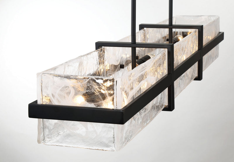 12 Light Island Pendant<br /><span style="color:#4AB0CE;">Entrega: 1-2 semanas en USA</span><br /><span style="color:#4AB0CE;font-size:60%;">PREGUNTE POR ENTREGA EN PANAMA</span><br />Collection: Cloud Break<br />Finish: Coal