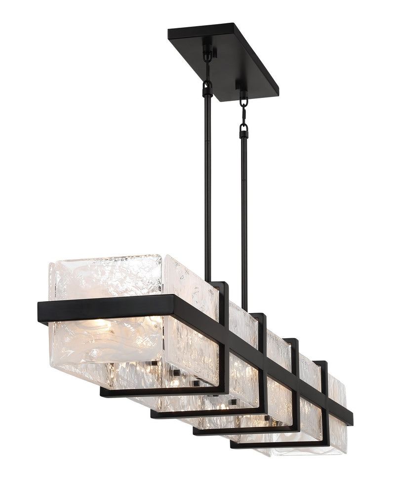 12 Light Island Pendant<br /><span style="color:#4AB0CE;">Entrega: 2-3 semanas en USA</span><br /><span style="color:#4AB0CE;font-size:60%;">PREGUNTE POR ENTREGA EN PANAMA</span><br />Collection: Cloud Break<br />Finish: Coal