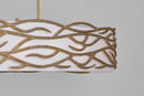 Ten Light Island Pendant<br /><span style="color:#4AB0CE;">Entrega: 4-10 dias en USA</span><br /><span style="color:#4AB0CE;font-size:60%;">PREGUNTE POR ENTREGA EN PANAMA</span><br />Collection: Branch Reality<br />Finish: Ashen Gold