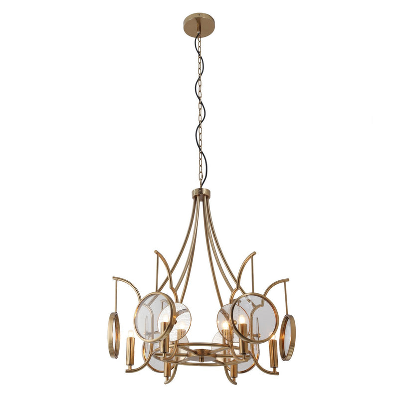 Six Light Chandelier<br /><span style="color:#4AB0CE;">Entrega: 4-10 dias en USA</span><br /><span style="color:#4AB0CE;font-size:60%;">PREGUNTE POR ENTREGA EN PANAMA</span><br />Collection: Into Focus<br />Finish: Artisan Brass