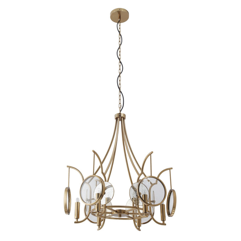 Six Light Chandelier<br /><span style="color:#4AB0CE;">Entrega: 4-10 dias en USA</span><br /><span style="color:#4AB0CE;font-size:60%;">PREGUNTE POR ENTREGA EN PANAMA</span><br />Collection: Into Focus<br />Finish: Artisan Brass