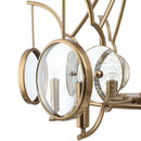 Minka-Lavery - 3816-863 - Six Light Chandelier - Into Focus - Artisan Brass