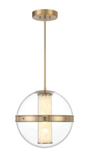 LED Pendant<br /><span style="color:#4AB0CE;">Entrega: 4-10 dias en USA</span><br /><span style="color:#4AB0CE;font-size:60%;">PREGUNTE POR ENTREGA EN PANAMA</span><br />Collection: Divinely<br />Finish: Celeste Brass