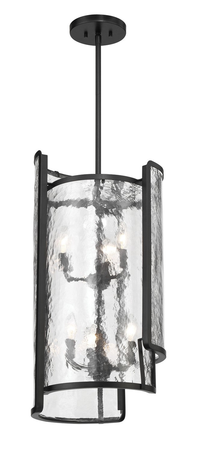 Six Light Foyer Pendant<br /><span style="color:#4AB0CE;">Entrega: 2-3 semanas en USA</span><br /><span style="color:#4AB0CE;font-size:60%;">PREGUNTE POR ENTREGA EN PANAMA</span><br />Collection: Bella Collina<br />Finish: Coal