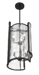 Six Light Foyer Pendant<br /><span style="color:#4AB0CE;">Entrega: 2-3 semanas en USA</span><br /><span style="color:#4AB0CE;font-size:60%;">PREGUNTE POR ENTREGA EN PANAMA</span><br />Collection: Bella Collina<br />Finish: Coal