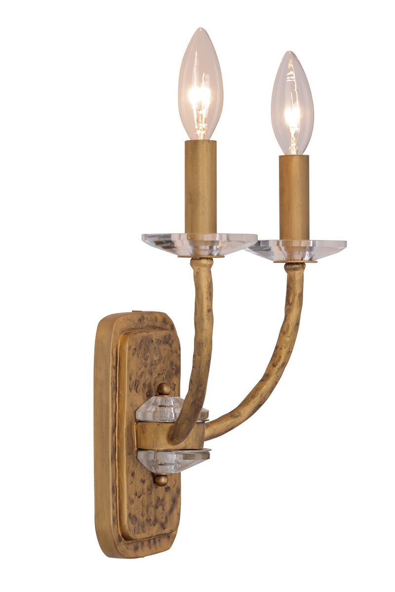 Minka-Lavery - 5282-788 - Two Light Wall Sconce - Atella - Ashen Gold