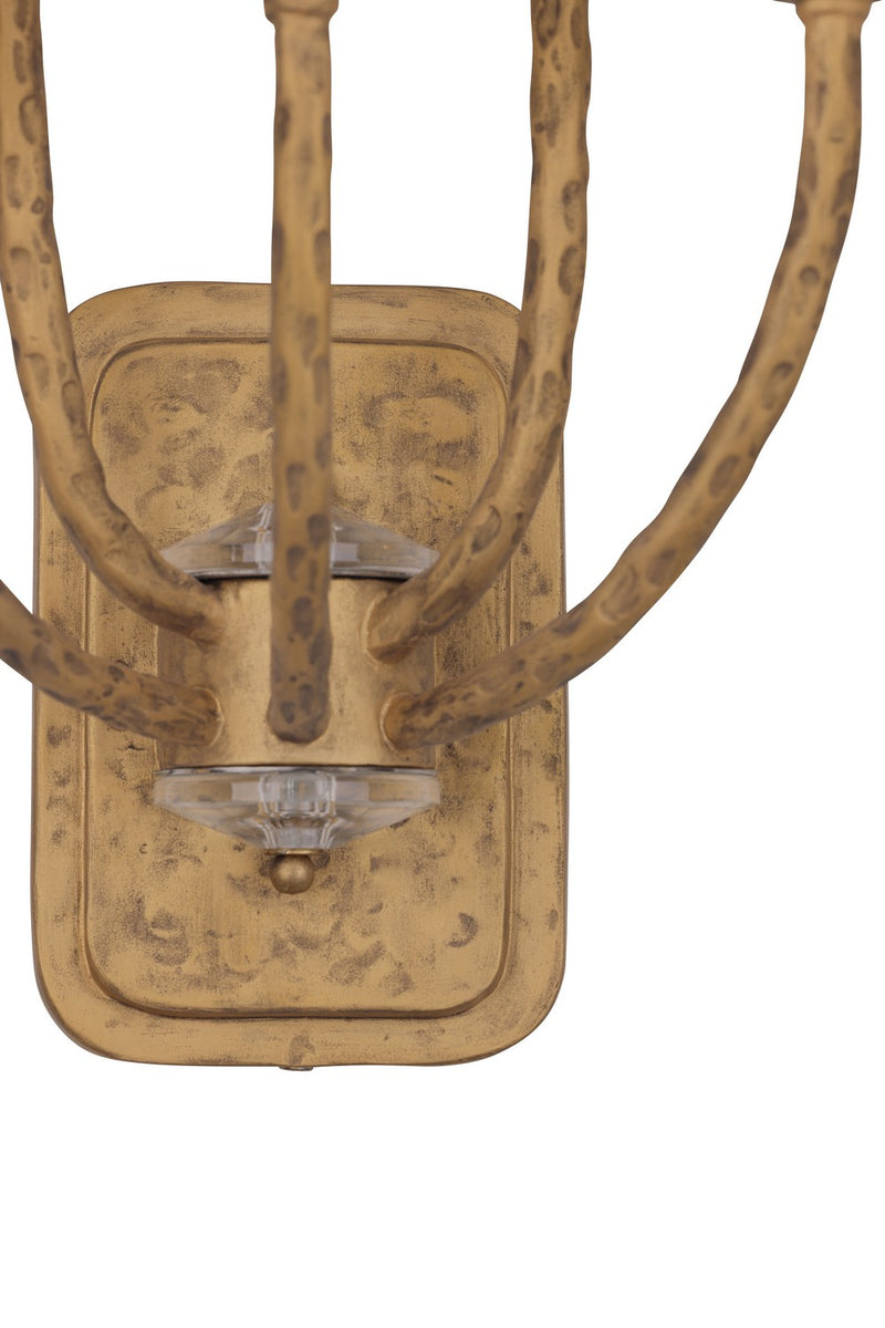 Five Light Wall Sconce<br /><span style="color:#4AB0CE;">Entrega: 4-10 dias en USA</span><br /><span style="color:#4AB0CE;font-size:60%;">PREGUNTE POR ENTREGA EN PANAMA</span><br />Collection: Atella<br />Finish: Ashen Gold