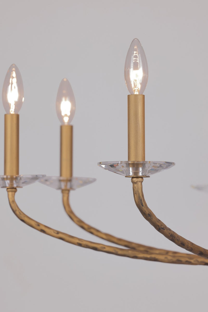 Minka-Lavery - 5287-788 - Eight Light Chandelier - Atella - Ashen Gold