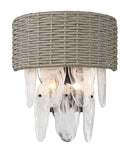 Four Light Wall Sconce<br /><span style="color:#4AB0CE;">Entrega: 4-10 dias en USA</span><br /><span style="color:#4AB0CE;font-size:60%;">PREGUNTE POR ENTREGA EN PANAMA</span><br />Collection: Breakers Isle<br />Finish: Coal Black