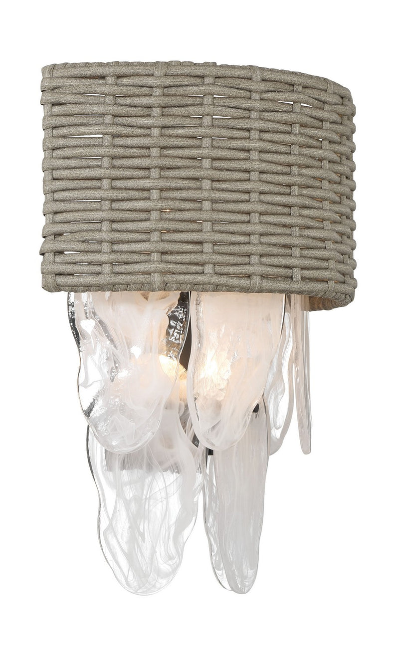 Four Light Wall Sconce<br /><span style="color:#4AB0CE;">Entrega: 4-10 dias en USA</span><br /><span style="color:#4AB0CE;font-size:60%;">PREGUNTE POR ENTREGA EN PANAMA</span><br />Collection: Breakers Isle<br />Finish: Coal Black