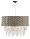 Nine Light Pendant<br /><span style="color:#4AB0CE;">Entrega: 4-10 dias en USA</span><br /><span style="color:#4AB0CE;font-size:60%;">PREGUNTE POR ENTREGA EN PANAMA</span><br />Collection: Breakers Isle<br />Finish: Coal