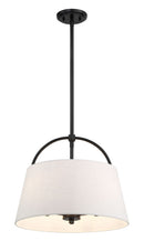 Three Light Island Pendant<br /><span style="color:#4AB0CE;">Entrega: 4-10 dias en USA</span><br /><span style="color:#4AB0CE;font-size:60%;">PREGUNTE POR ENTREGA EN PANAMA</span><br />Collection: Headington<br />Finish: Coal