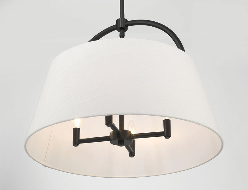 Four Light Island Pendant<br /><span style="color:#4AB0CE;">Entrega: 4-10 dias en USA</span><br /><span style="color:#4AB0CE;font-size:60%;">PREGUNTE POR ENTREGA EN PANAMA</span><br />Collection: Headington<br />Finish: Coal