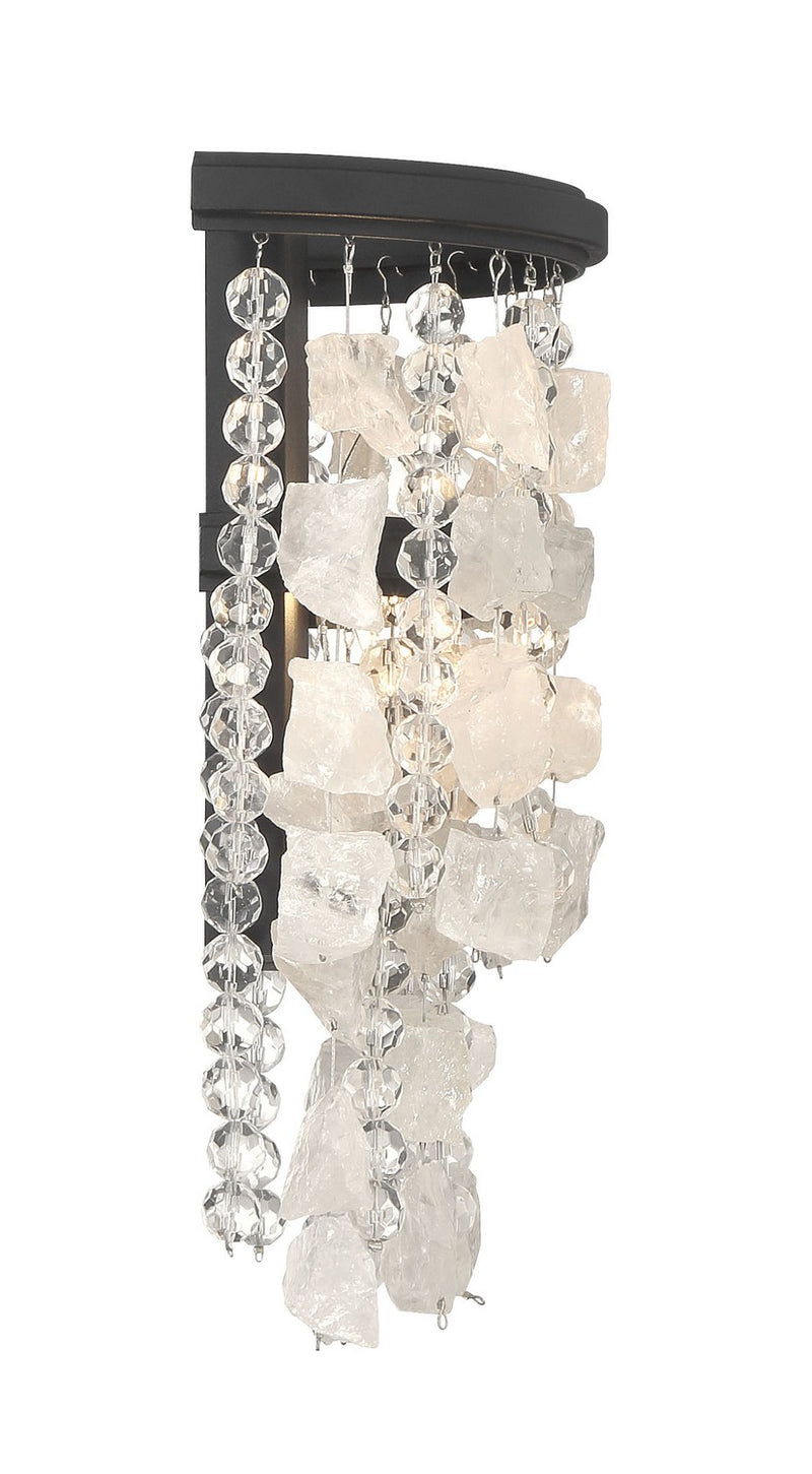 Minka-Lavery - 6701-66 - One Light Wall Sconce - Shimmering Elegance - Sand Coal