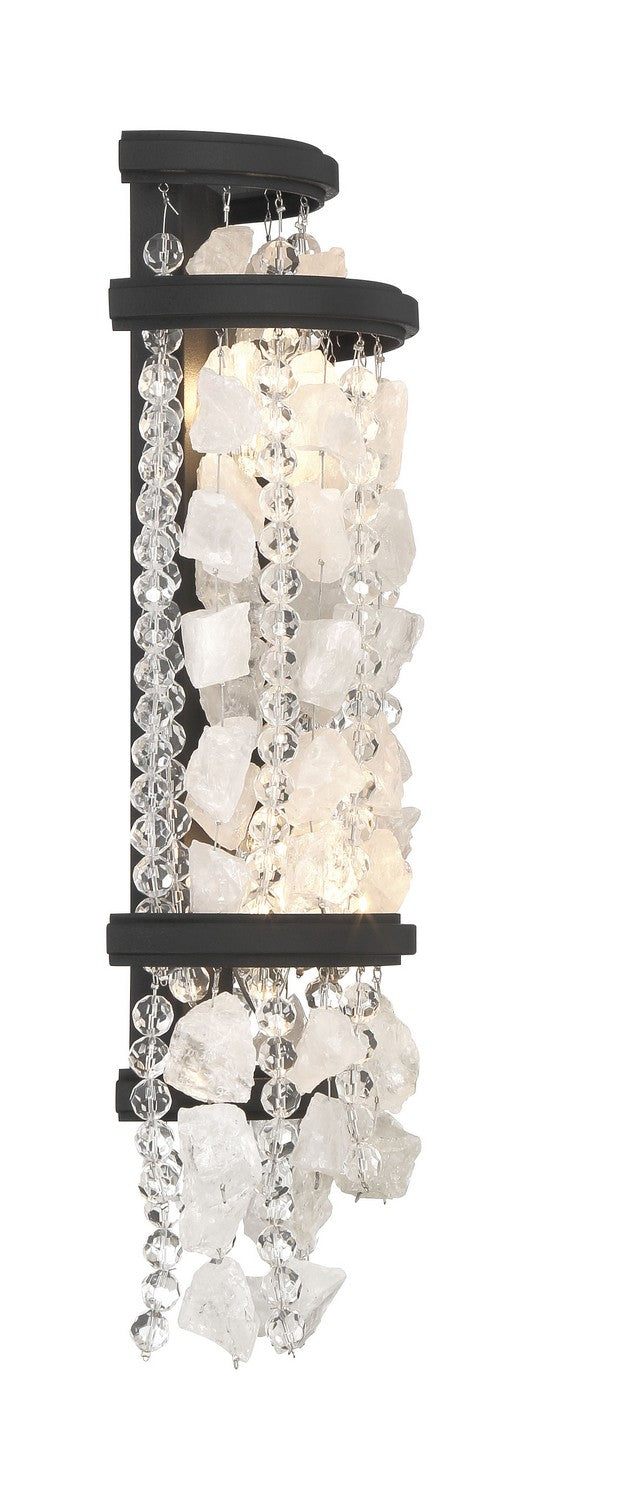 Minka-Lavery - 6702-66 - Two Light Wall Sconce - Shimmering Elegance - Sand Coal