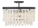 Four Light Semi Flush Mount<br /><span style="color:#4AB0CE;">Entrega: 4-10 dias en USA</span><br /><span style="color:#4AB0CE;font-size:60%;">PREGUNTE POR ENTREGA EN PANAMA</span><br />Collection: Shimmering Elegance<br />Finish: Sand Coal