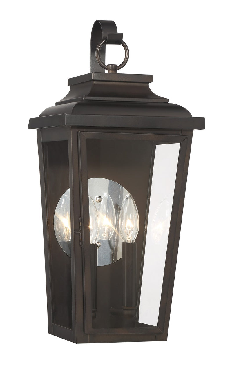 Two Light Pocket Lantern<br /><span style="color:#4AB0CE;">Entrega: 4-10 dias en USA</span><br /><span style="color:#4AB0CE;font-size:60%;">PREGUNTE POR ENTREGA EN PANAMA</span><br />Collection: Irvington Manor<br />Finish: Chelesa Bronze