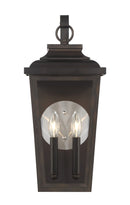 Two Light Pocket Lantern<br /><span style="color:#4AB0CE;">Entrega: 4-10 dias en USA</span><br /><span style="color:#4AB0CE;font-size:60%;">PREGUNTE POR ENTREGA EN PANAMA</span><br />Collection: Irvington Manor<br />Finish: Chelesa Bronze