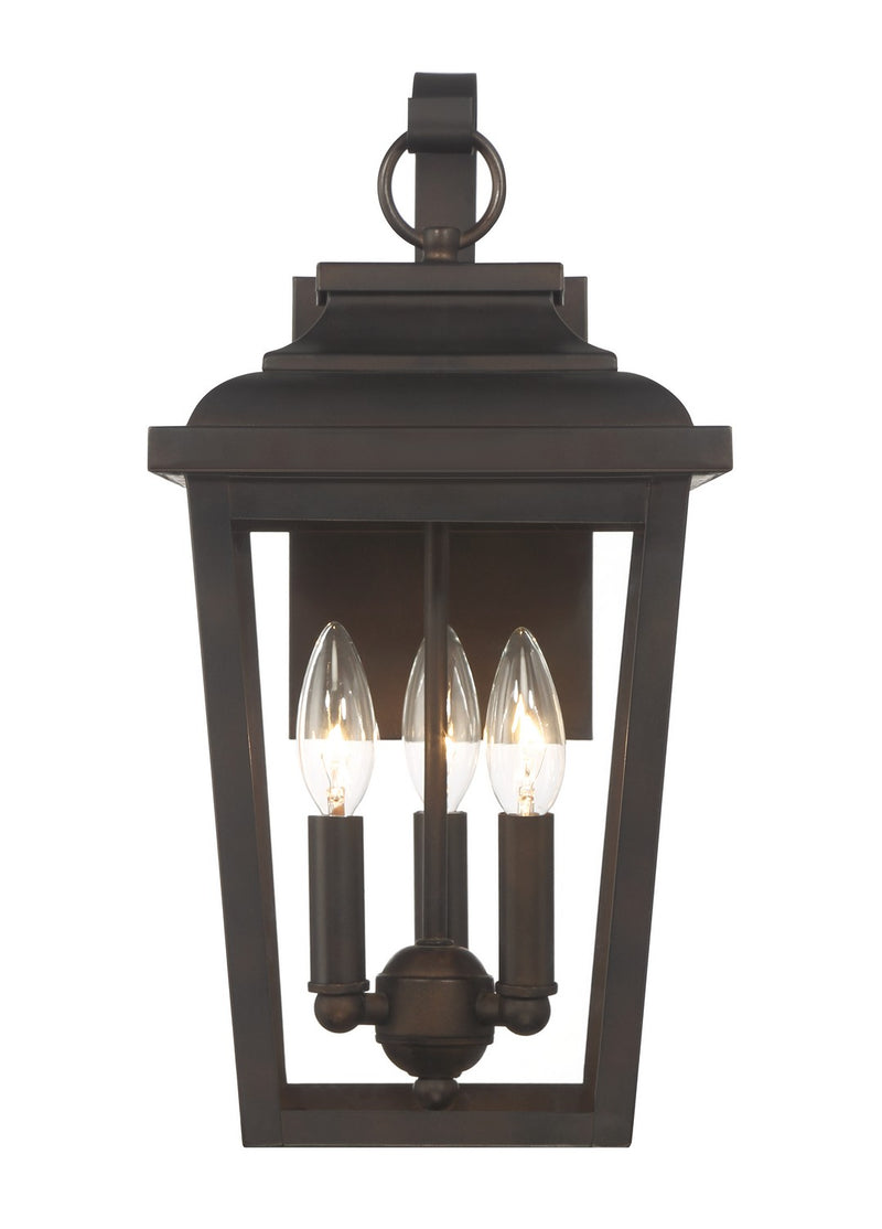 Three Light Wall Mount<br /><span style="color:#4AB0CE;">Entrega: 2-3 semanas en USA</span><br /><span style="color:#4AB0CE;font-size:60%;">PREGUNTE POR ENTREGA EN PANAMA</span><br />Collection: Irvington Manor<br />Finish: Chelesa Bronze