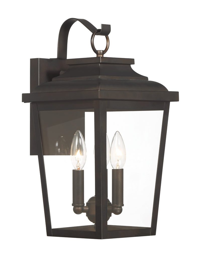 Three Light Wall Mount<br /><span style="color:#4AB0CE;">Entrega: 2-3 semanas en USA</span><br /><span style="color:#4AB0CE;font-size:60%;">PREGUNTE POR ENTREGA EN PANAMA</span><br />Collection: Irvington Manor<br />Finish: Chelesa Bronze