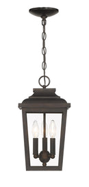 Three Light Chain Hung<br /><span style="color:#4AB0CE;">Entrega: 4-10 dias en USA</span><br /><span style="color:#4AB0CE;font-size:60%;">PREGUNTE POR ENTREGA EN PANAMA</span><br />Collection: Irvington Manor<br />Finish: Chelesa Bronze
