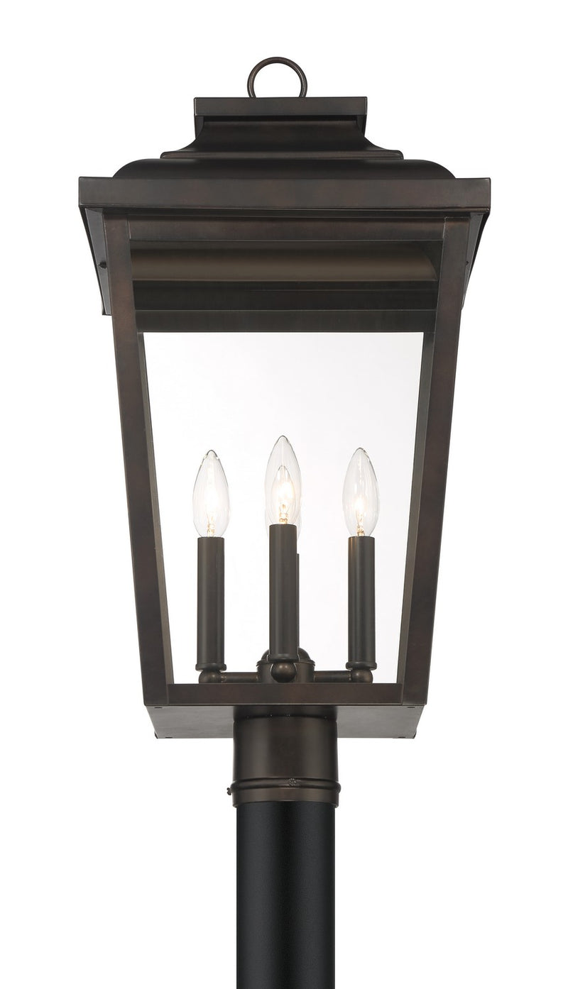 Minka-Lavery - 72177-189-C - Four Light Post Mount - Irvington Manor - Chelesa Bronze