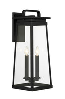 Four Light Outdoor Wall Mount<br /><span style="color:#4AB0CE;">Entrega: 4-10 dias en USA</span><br /><span style="color:#4AB0CE;font-size:60%;">PREGUNTE POR ENTREGA EN PANAMA</span><br />Collection: Isla Vista<br />Finish: Coal