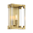 One Light Wall Sconce<br /><span style="color:#4AB0CE;">Entrega: 4-10 dias en USA</span><br /><span style="color:#4AB0CE;font-size:60%;">PREGUNTE POR ENTREGA EN PANAMA</span><br />Collection: Oro District<br />Finish: Soft Brass