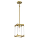One Light Mini Pendant<br /><span style="color:#4AB0CE;">Entrega: 4-10 dias en USA</span><br /><span style="color:#4AB0CE;font-size:60%;">PREGUNTE POR ENTREGA EN PANAMA</span><br />Collection: Oro District<br />Finish: Soft Brass