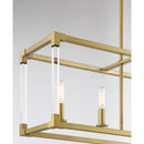 Minka-Lavery - 1459-695 - Five Light Island Pendant - Oro District - Soft Brass