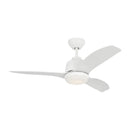 44" Ceiling Fan<br /><span style="color:#4AB0CE;">Entrega: 4-10 dias en USA</span><br /><span style="color:#4AB0CE;font-size:60%;">PREGUNTE POR ENTREGA EN PANAMA</span><br />Collection: Avila Coastal 44 LED<br />Finish: Matte White