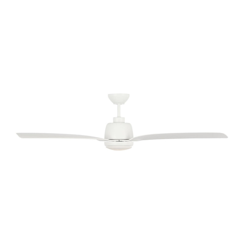 Visual Comfort Fan - 3AVLCR60RZWD - 60" Ceiling Fan - Avila Coastal 60 LED - Matte White