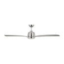 Visual Comfort Fan - 3AVLR60BSD - 60" Ceiling Fan - Avila 60 LED - Brushed Steel