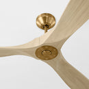 60" Ceiling Fan<br /><span style="color:#4AB0CE;">Entrega: 4-10 dias en USA</span><br /><span style="color:#4AB0CE;font-size:60%;">PREGUNTE POR ENTREGA EN PANAMA</span><br />Collection: Maverick Smart 60<br />Finish: Burnished Brass