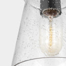 Generation Lighting - P1449MBK - One Light Mini Pendant - Loras - Midnight Black