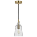 One Light Mini Pendant<br /><span style="color:#4AB0CE;">Entrega: 4-10 dias en USA</span><br /><span style="color:#4AB0CE;font-size:60%;">PREGUNTE POR ENTREGA EN PANAMA</span><br />Collection: Loras<br />Finish: Satin Brass