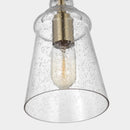 Generation Lighting - P1449SB - One Light Mini Pendant - Loras - Satin Brass