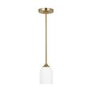 Generation Lighting - GLP1021SB - One Light Mini Pendant - Emile - Satin Bronze