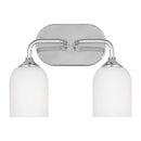Generation Lighting - GLV1022CH - Two Light Vanity - Emile - Chrome